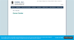 Desktop Screenshot of nabacareercenter.nabainc.org